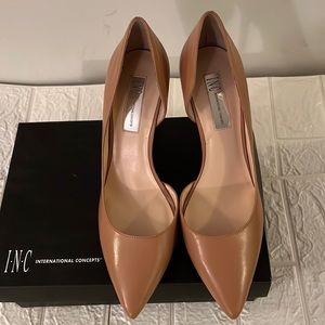 INC International Concept KenJay Sable Camel Pumps
